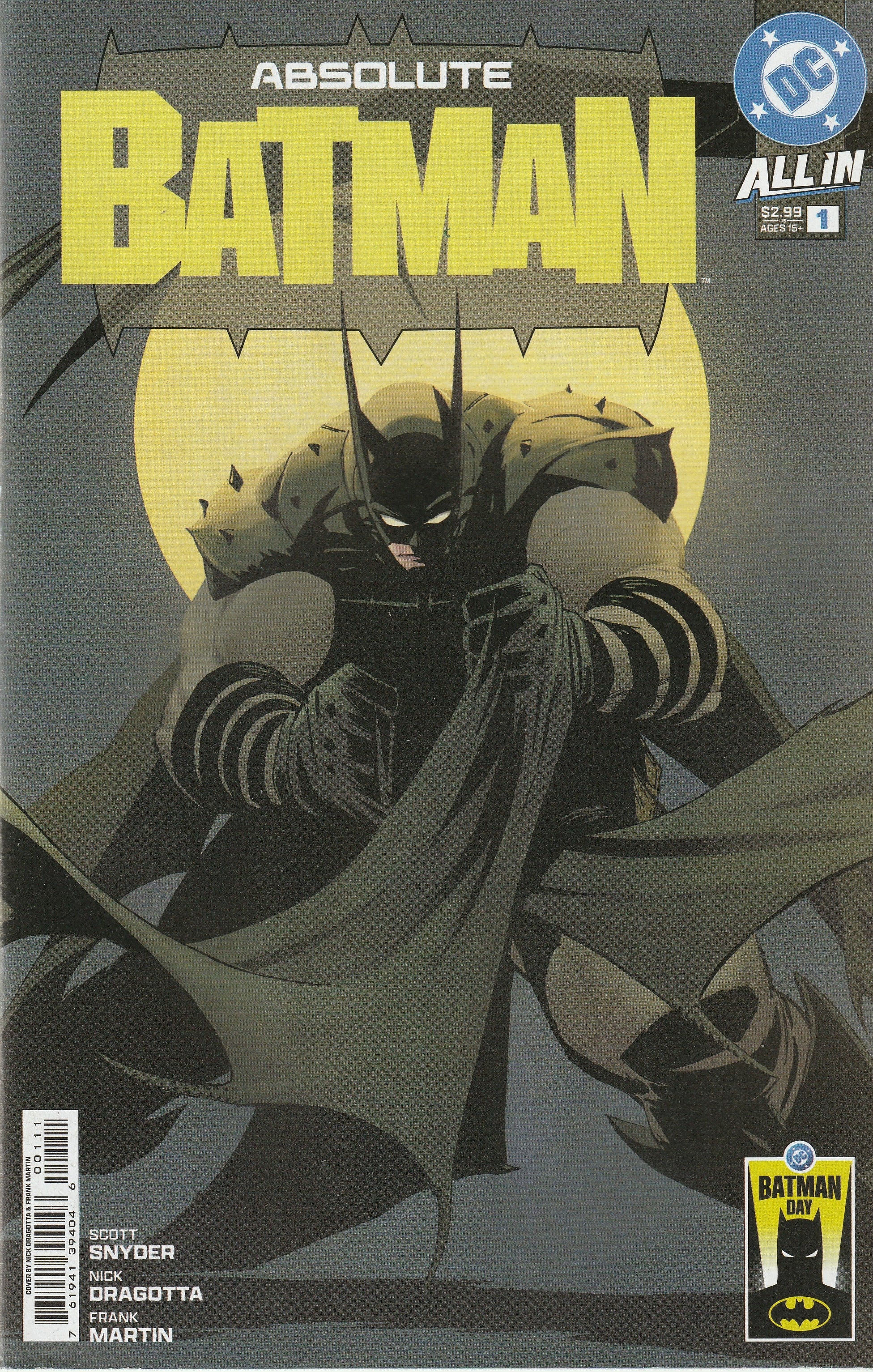 Absolute Batman #1 Batman Day Edition