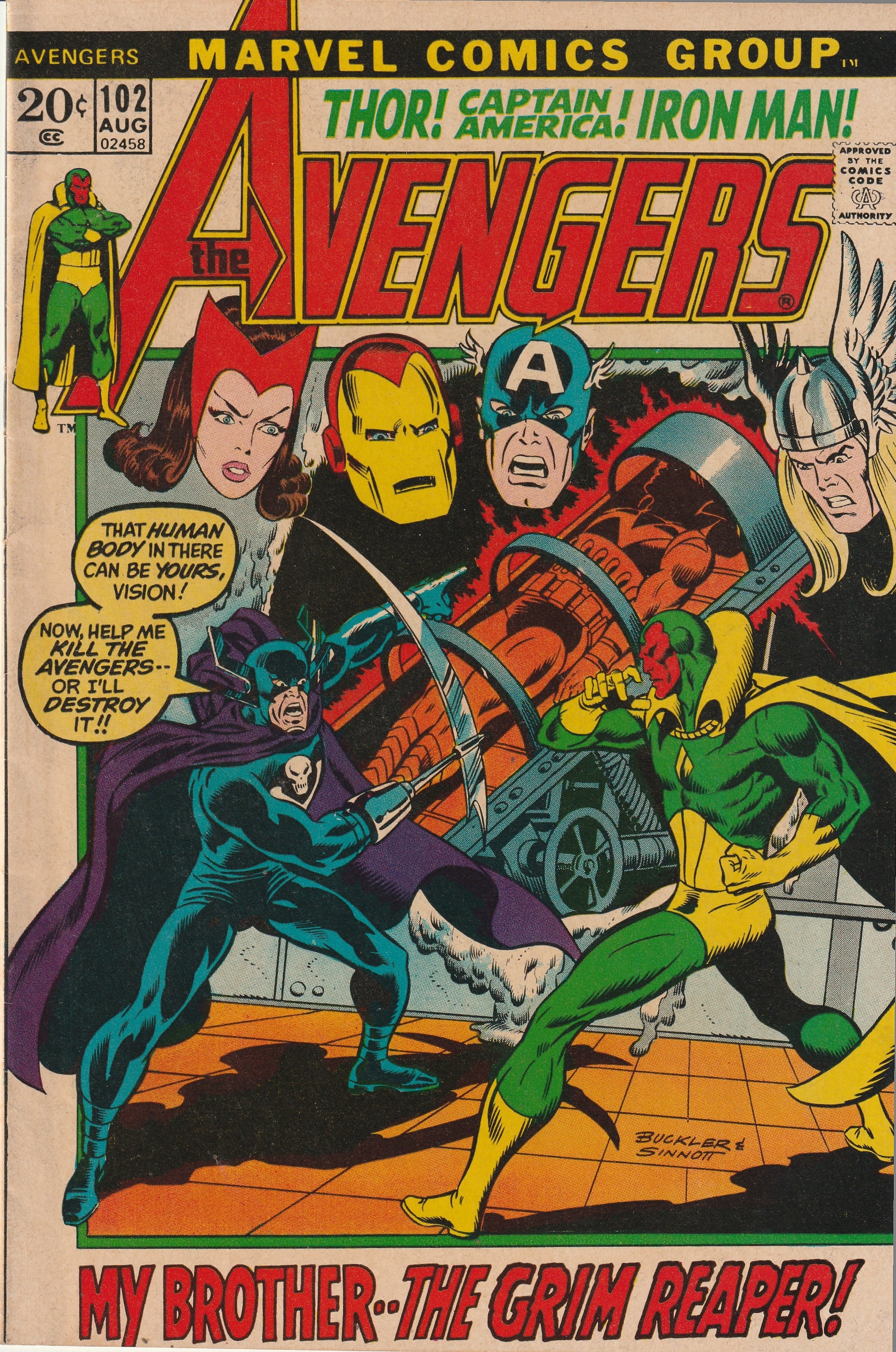 Avengers #102