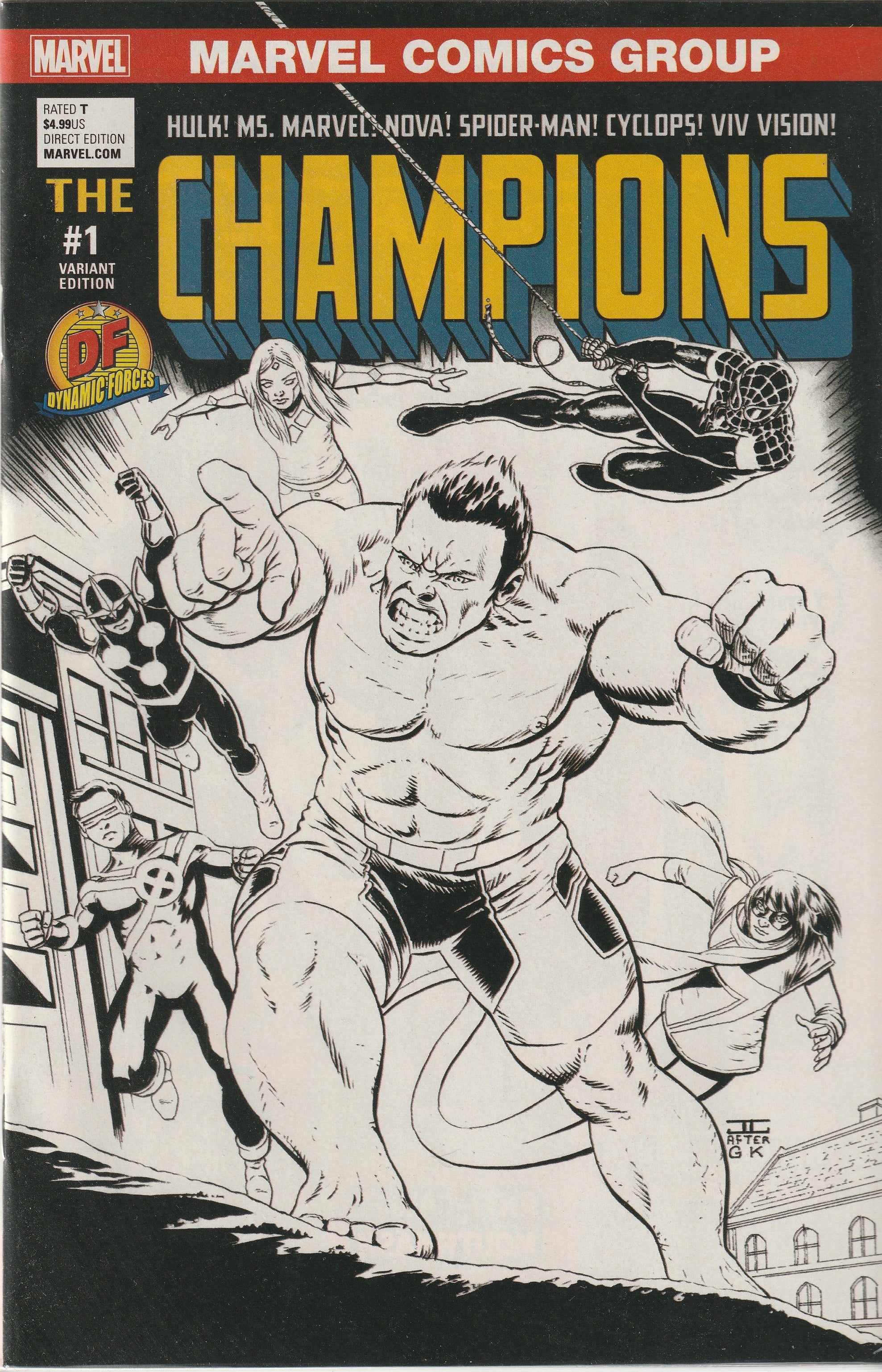 Chapmpions  #1 Dynamic Forces Variant