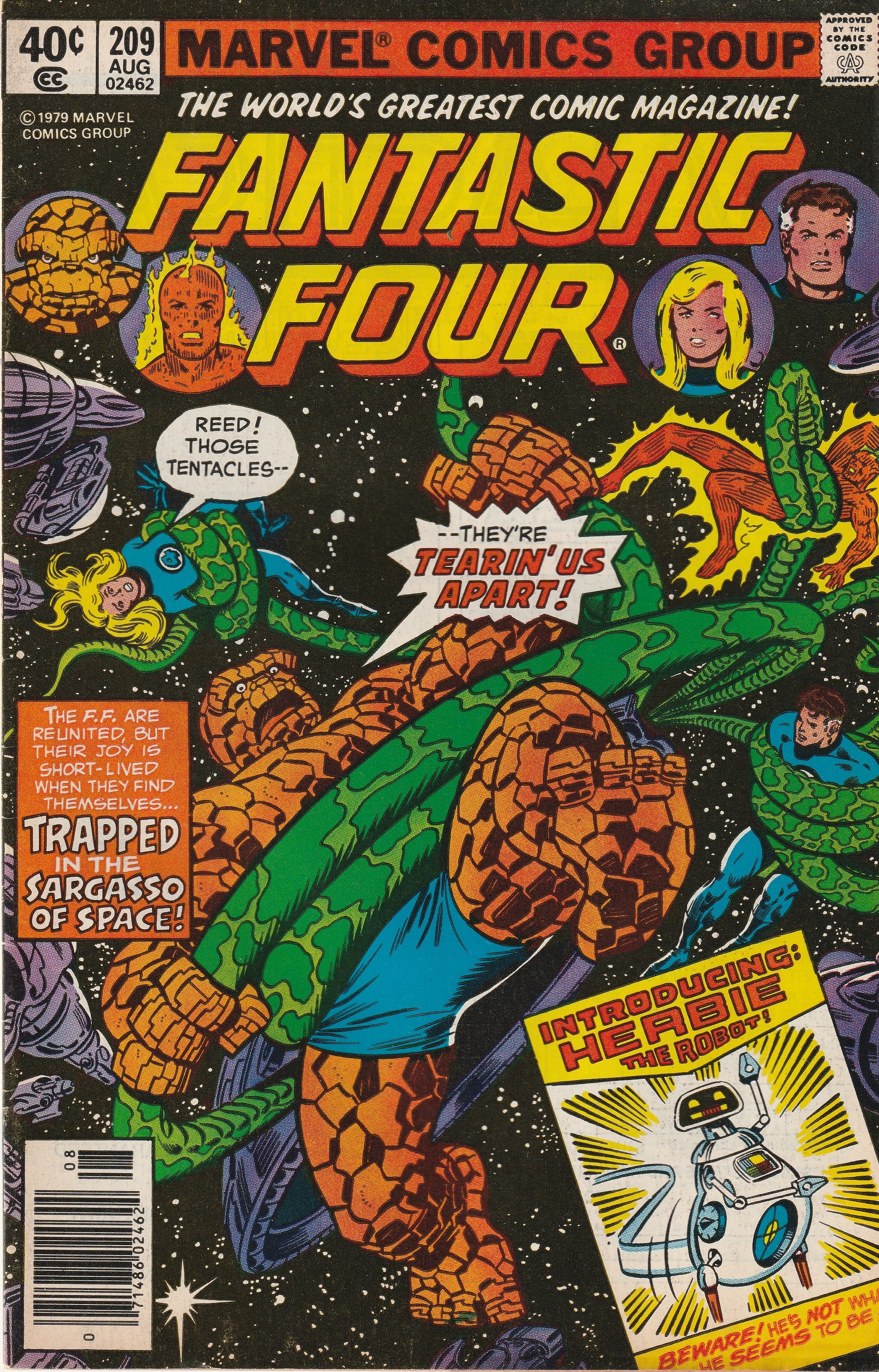 Fantastic Four #209 1st Appearance of H.E.R.B.I.E