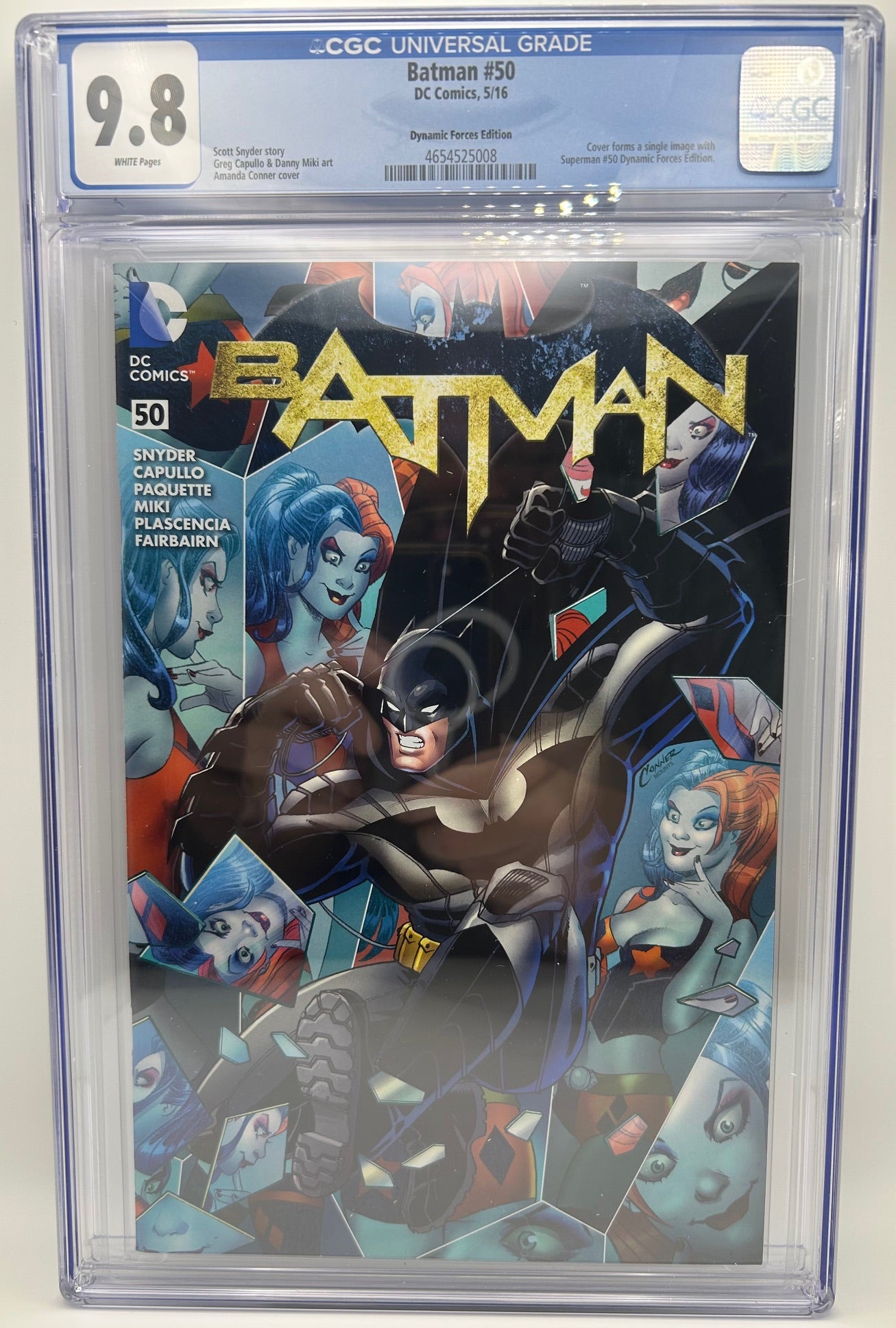 Batman #50 Dynamic Forces Cover by Amanda Conner CGC 9.8