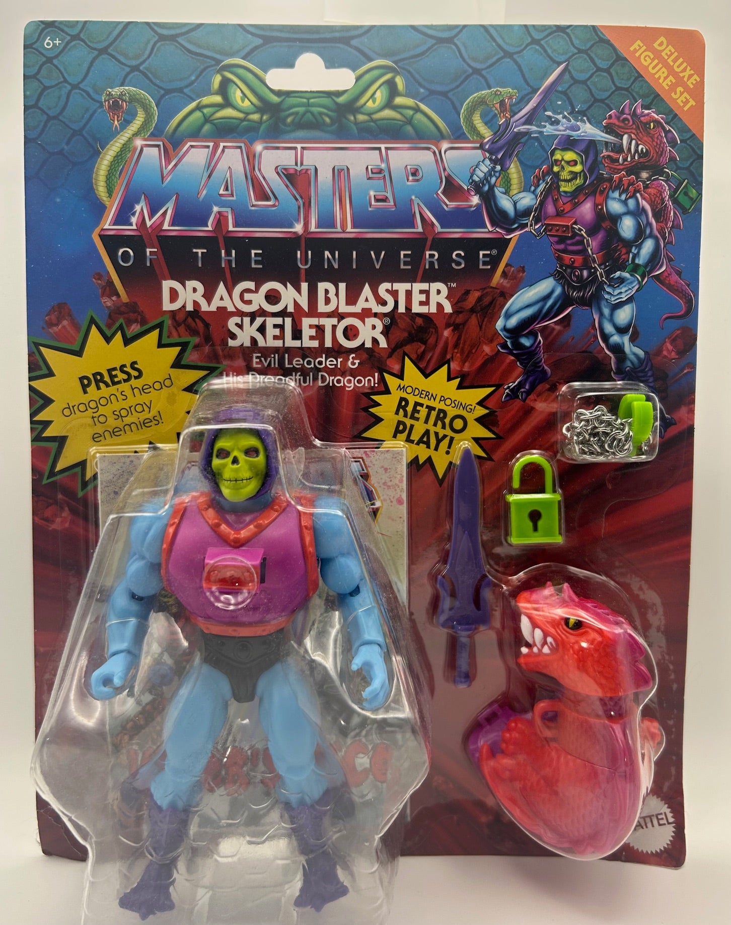Masters of the Universe Dragon Blaster Skeletor Deluxe Figure