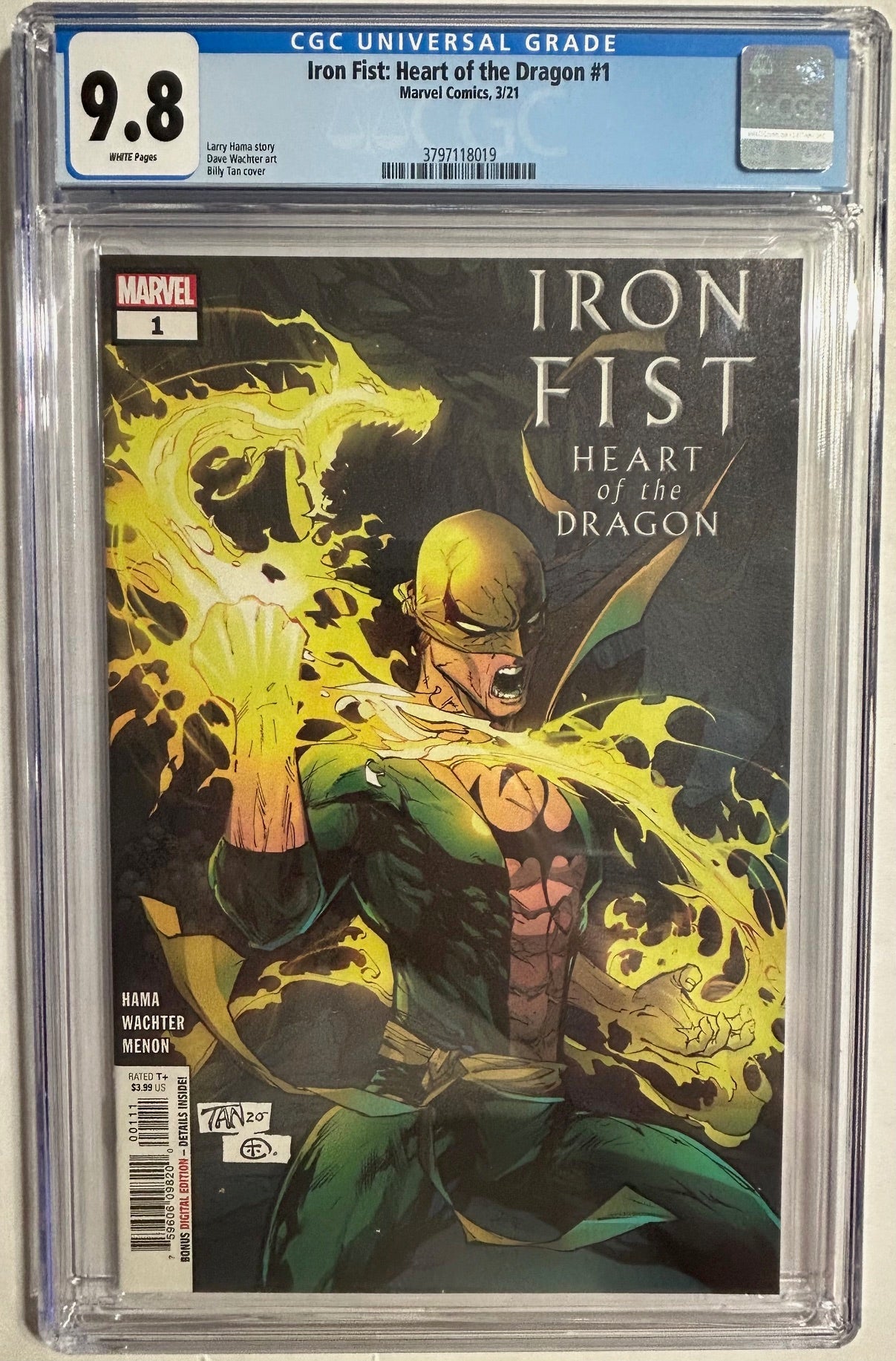 Iron Fist: Heart of the Dragon #1 CGC 9.8