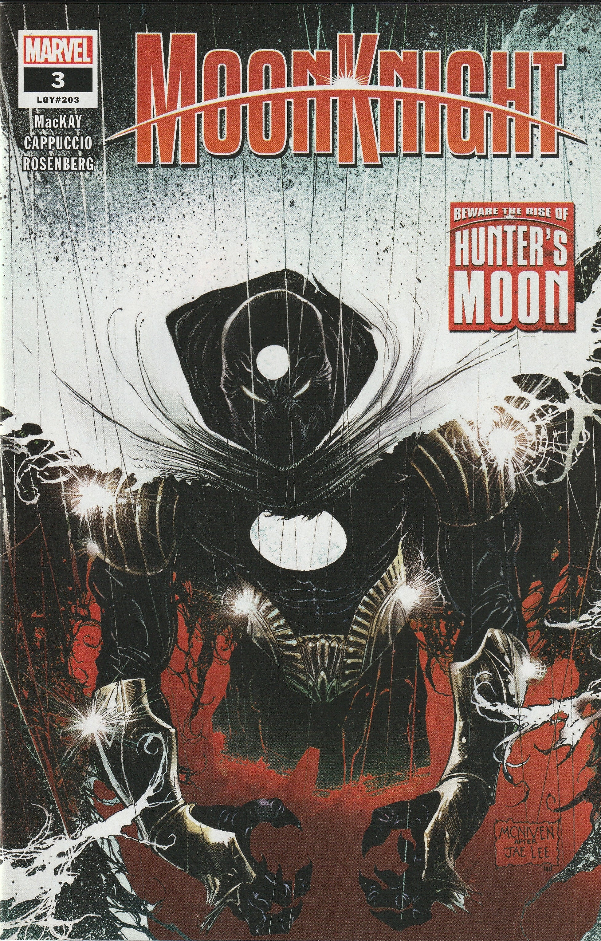 Moon Knight #3 Variant 1st Appearance Hunter's Moon