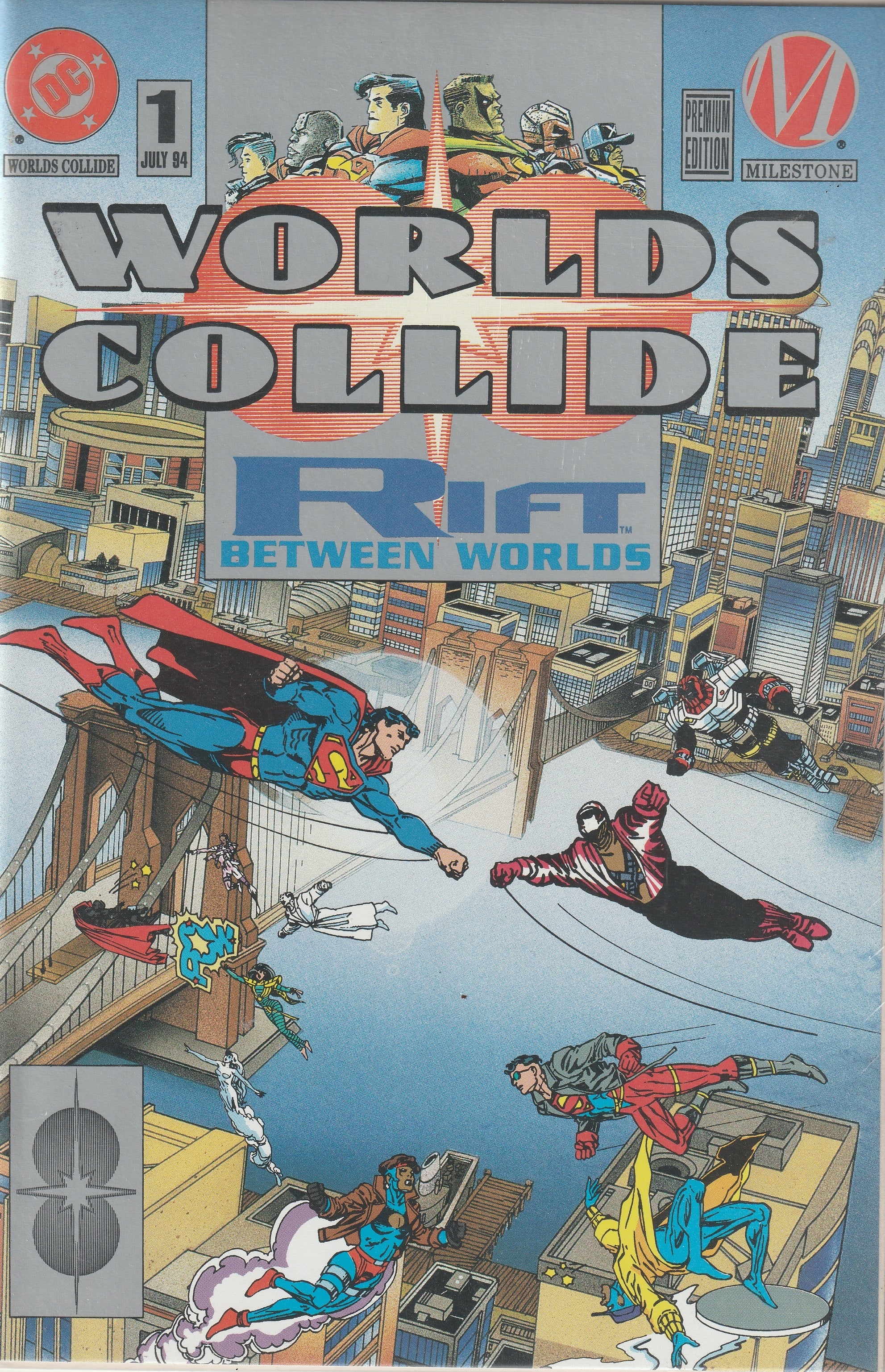 Worlds Collide #1 Platinum Edition.