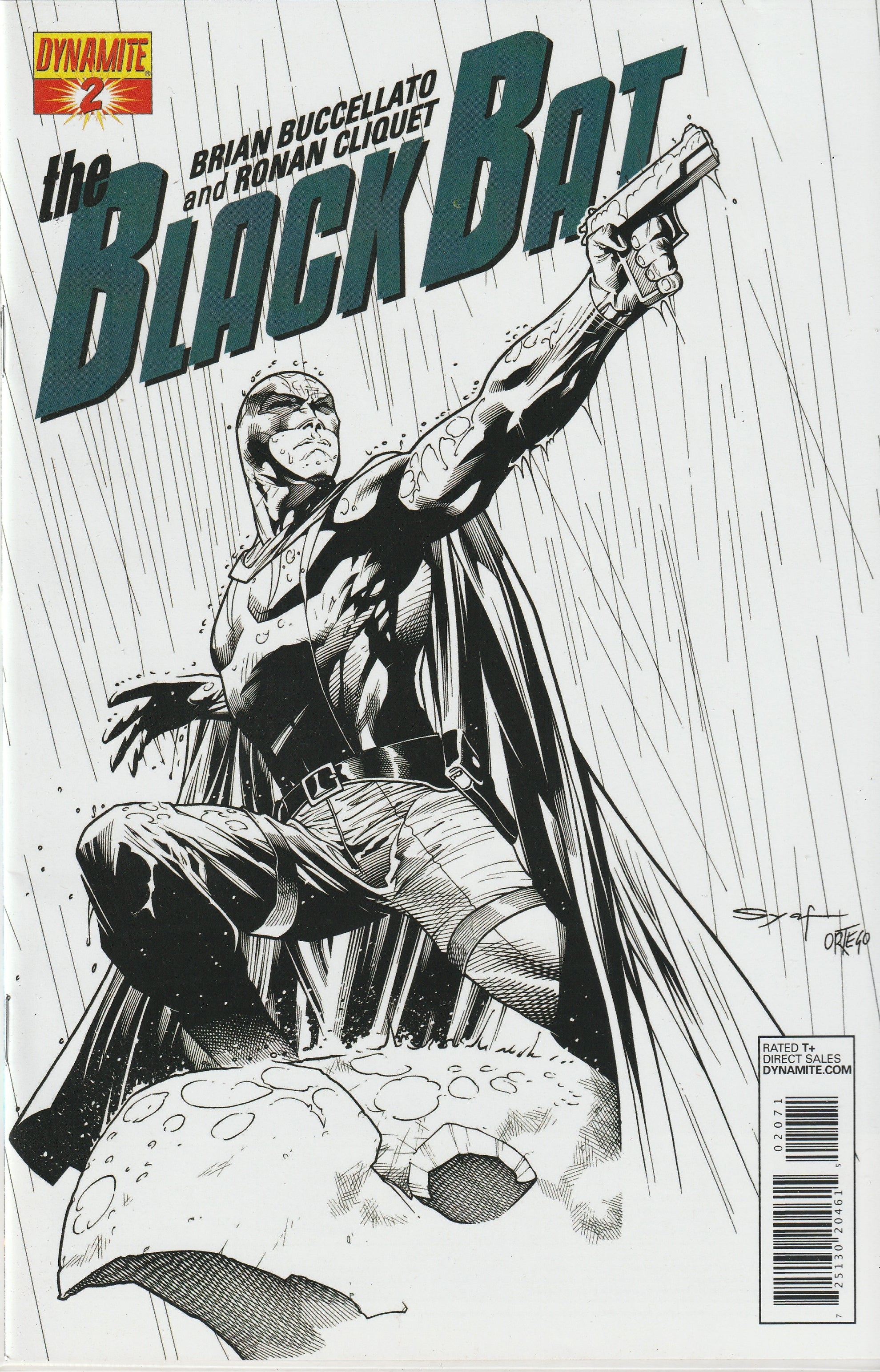 The Black Bat #2 High-End B&W Edition LTD. 50 Copies
