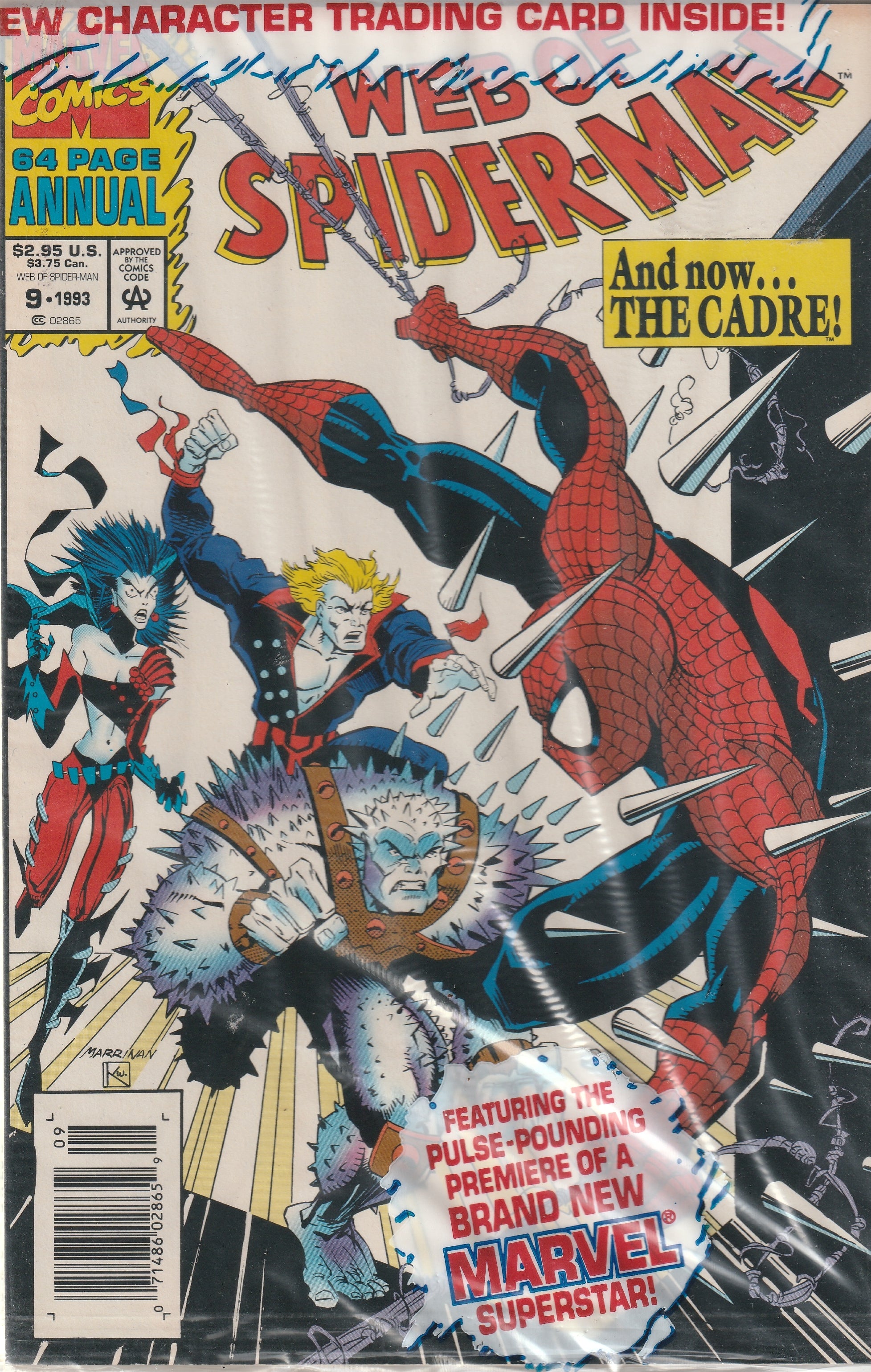 Web of Spider-Man Annual #9 Polybagged w/Trading Card